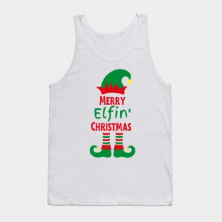 Merry Elfin' Christmas Tank Top